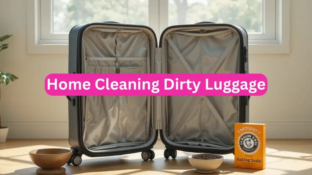 How To Clean Dirty Luggage At Home