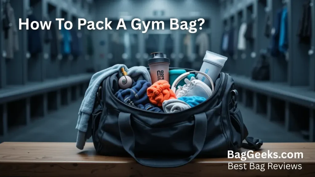 How To Pack Gym Bag for workout with essentials