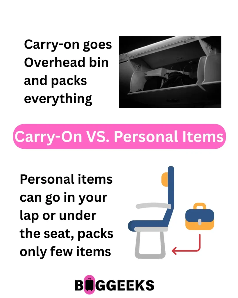 carry on bag vs personal item