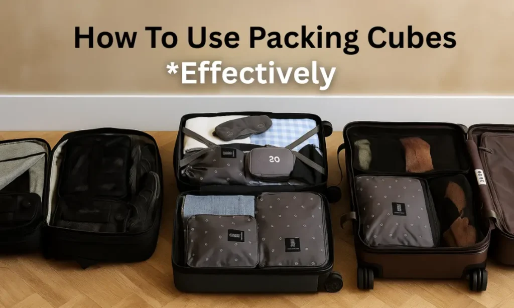 how to use packing cubes effectively